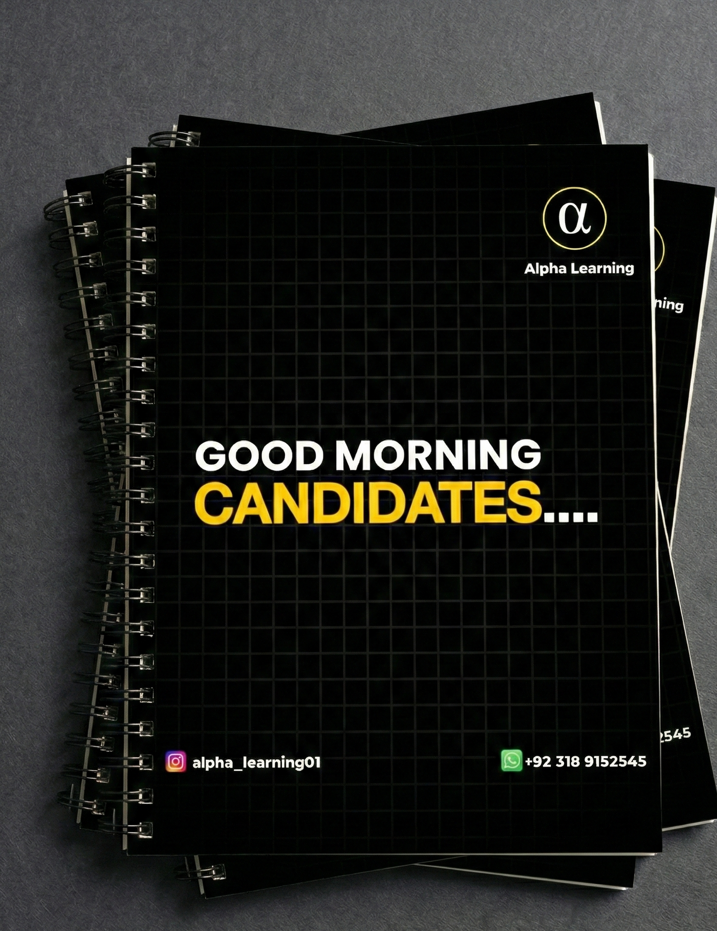 Alpha Learning - Bundle of 3 Premium Notebooks