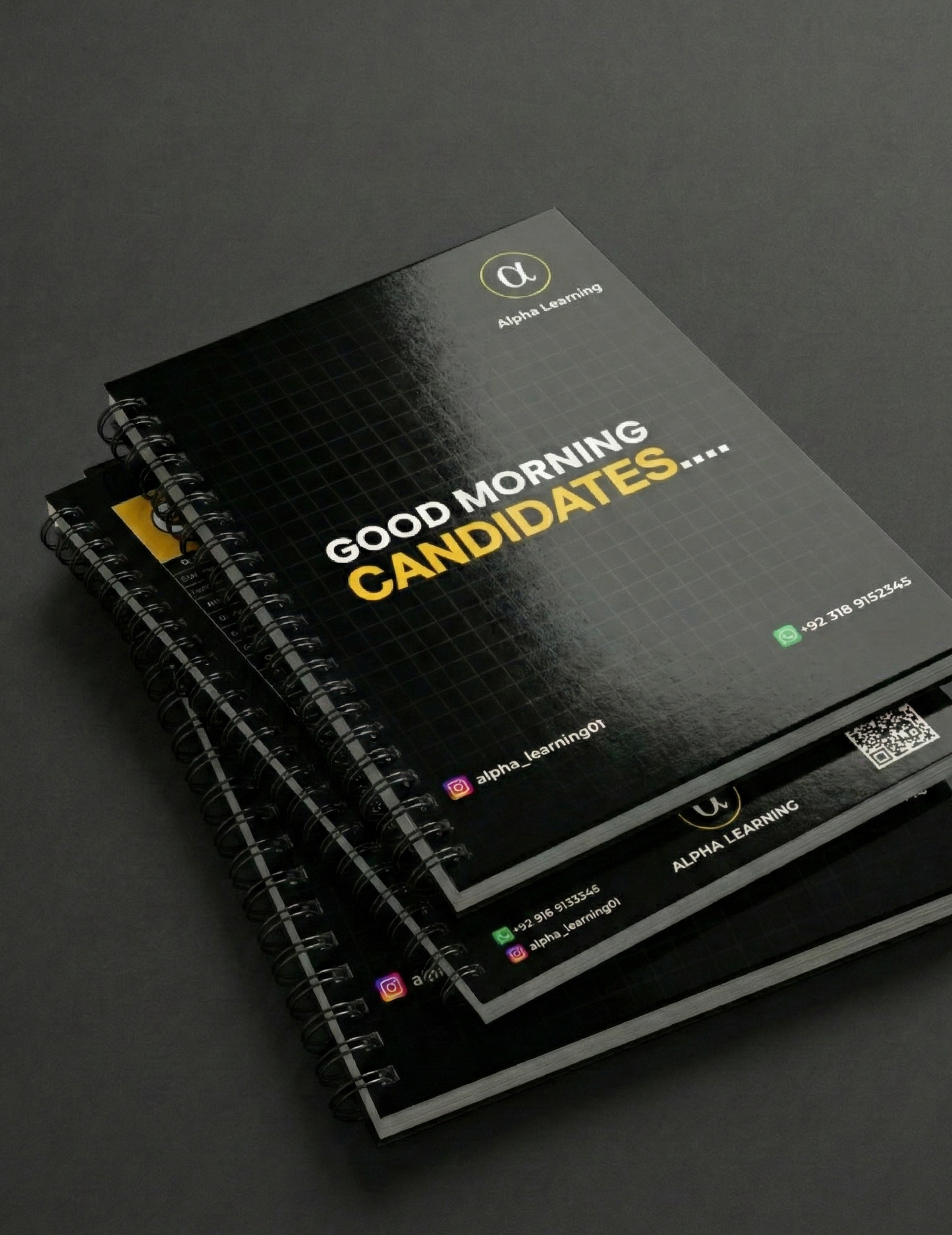 Alpha Learning - Bundle of 3 Premium Notebooks